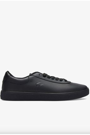 کفش اسنیکر مشکی مردانه بند دار Lacoste - کد 923908264