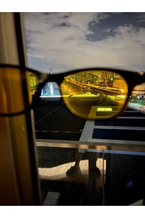 عینک آفتابی زرد زنانه UV400 UBK Eyewear - کد 689497088