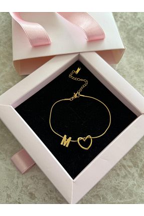 دستبند استیل (فولاد) زرد h&b design jewel - کد 923947377