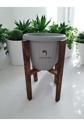 ژاردینیر قهوه ای 40 سانتی متر Leur Home - کد 923949327