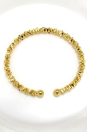 دستبند استیل (فولاد) طلائی زنانه استیل (فولاد) Pudraksesuar - کد 841731048