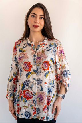 بلوز سایز بزرگ رنگی زنانه Gömlek citycenterfashion - کد 923959227