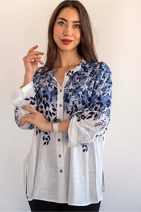 بلوز سایز بزرگ رنگی زنانه Gömlek citycenterfashion - کد 923959229