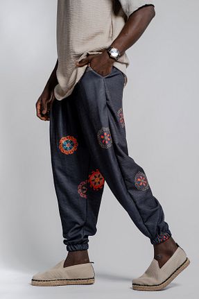 شلوار رنگی مردانه بافتنی SUPERBLUE - کد 923965489