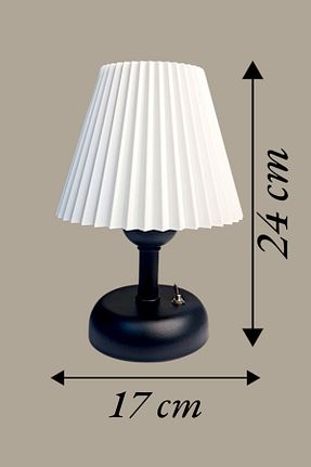 چراغ مطالعه / رومیزی مشکی فلزی Bubihome - کد 923966456
