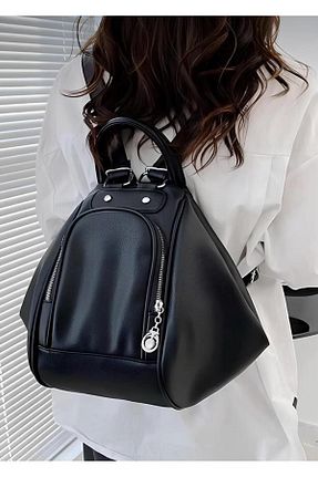 کیف دوشی مشکی زنانه چرم مصنوعی larosee - کد 923998459