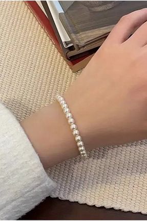 دستبند مروارید سفید MiniMall - کد 317861427