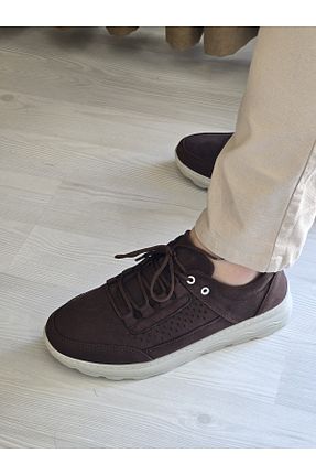 کفش کژوال قهوه ای مردانه چرم خالص Melinta Shoes - کد 924007623
