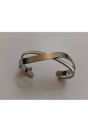 دستبند استیل (فولاد) زنانه استیل (فولاد) NİLÖZ - کد 924009371