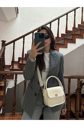 کیف دوشی رنگی زنانه چرم مصنوعی NOTHING - کد 923960003