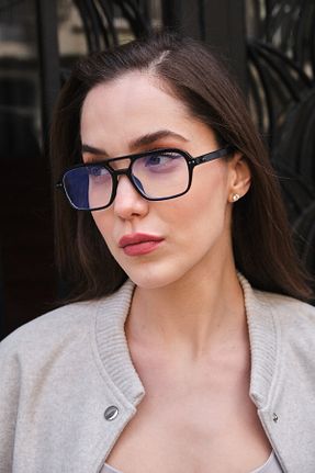 عینک محافظ نور آبی مشکی زنانه 53 Monvago - کد 924015254