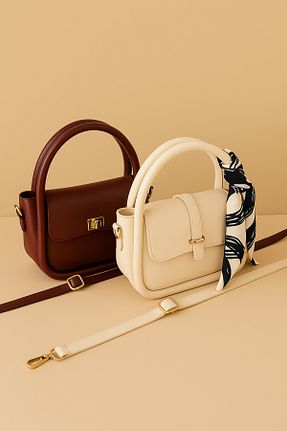 کیف دوشی رنگی زنانه چرم مصنوعی NOTHING - کد 923959971