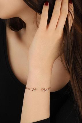 دستبند نقره صورتی زنانه 925 عیار Mistik Silver - کد 109186297