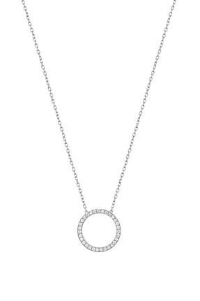 گردنبند نقره طلائی زنانه 925 عیار Mistik Silver - کد 78176010