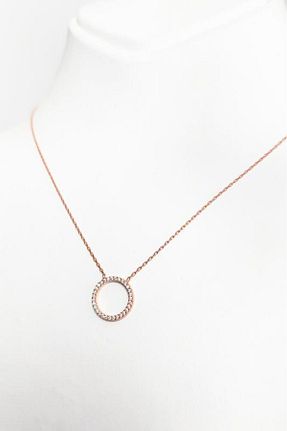 گردنبند نقره طلائی زنانه 925 عیار Mistik Silver - کد 78176010