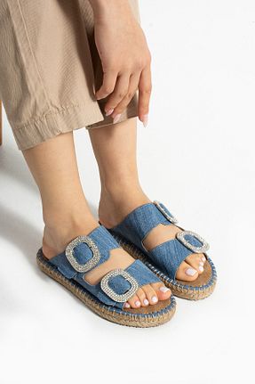 دمپائی آبی زنانه حصیر HVZ Exclusive - کد 924039402