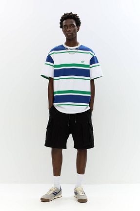 شلوارک و برمودا مشکی مردانه پنبه ای Pull & Bear - کد 922051092
