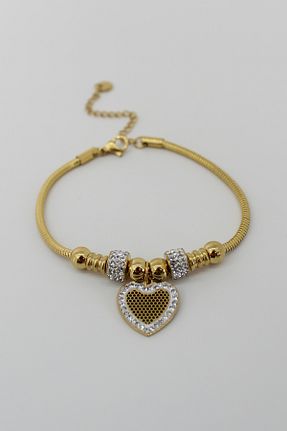 دستبند استیل (فولاد) متالیک استیل (فولاد) Bige Sultan - کد 922076643