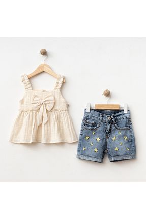 ست بالاتنه و پائین تنه بژ بچه گانه بافتنی WONDRESS BABY - کد 924555359