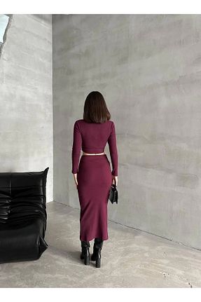 ست بالاتنه و پائین تنه رنگی زنانه رگولار ufukmoda - کد 924068709