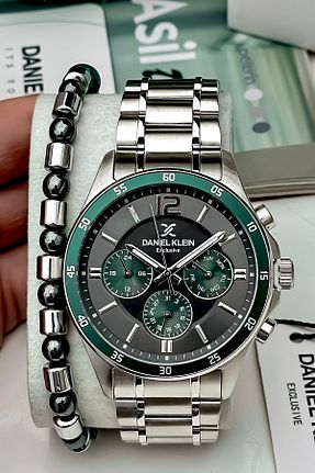 ساعت مچی آبی مردانه استل (فولاد) Daniel Klein - کد 896352767