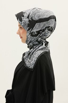 روسری مشکی پلی استر Setrms - کد 925764364