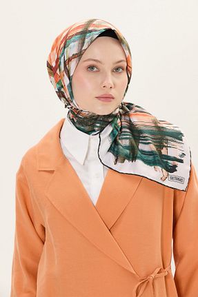 روسری سبز پلی استر Setrms - کد 925736558