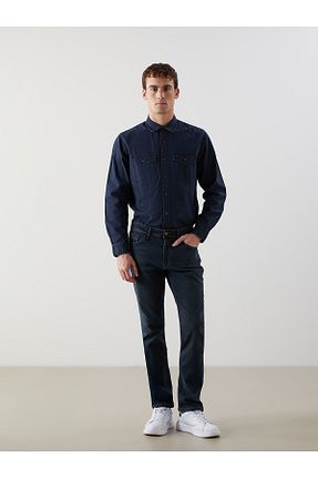 شلوار جین سبز مردانه پاچه ساده LC Waikiki - کد 924076926