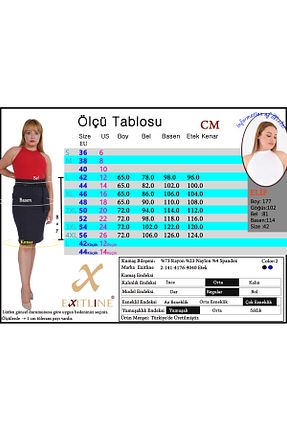 دامن مشکی زنانه سایز بزرگ EXİTLİNE - کد 891712183