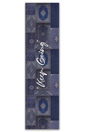 فرش سرمه ای قابل شستشو Rugs Modern Halı - کد 924085039