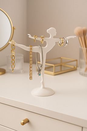 نظم دهنده جواهرات و آرایش سفید 1 پارچه Genel Markalar - کد 793559877