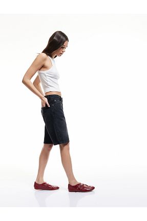 شلوارک و برمودا صورتی زنانه جین Koton - کد 932447376