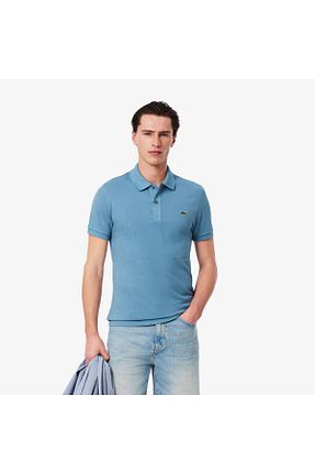 پولوشرت آبی مردانه رگولار Lacoste - کد 924101938