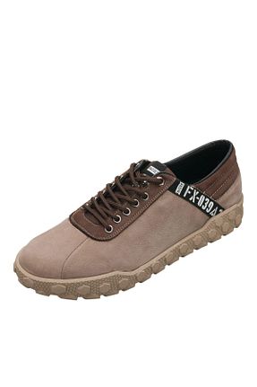 کفش کژوال طوسی مردانه چرم خالص COSTO - کد 924114508