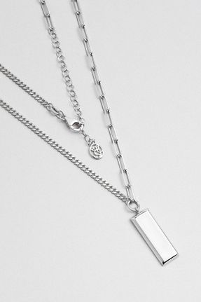 گردنبند نقره سفید زنانه 925 عیار So Chic - کد 924116603