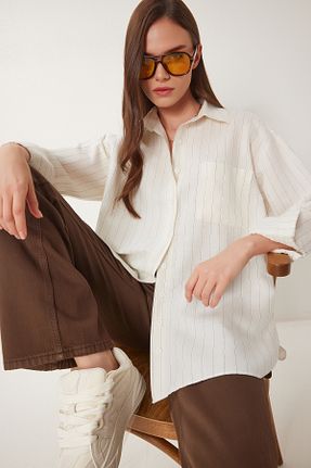 پیراهن بژ زنانه اورسایز Lovelyİstanbul - کد 924158716