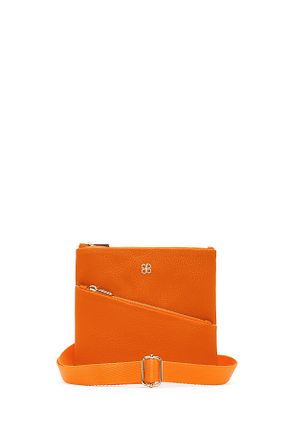کیف دوشی نارنجی زنانه چرم مصنوعی Derimod - کد 905930948
