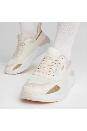 کفش اسنیکر صورتی زنانه بند دار Puma - کد 803672370