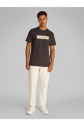 شلوار جین سفید مردانه پاچه ساده Calvin Klein - کد 924581011