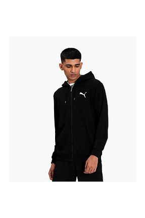 سوئیشرت مشکی مردانه ساده Puma - کد 92587951