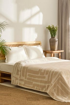 پیکه و ست پیکه دونفره بژ 230 x 240 Kaşmir Home - کد 924152367