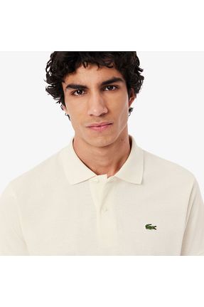 پولوشرت بژ مردانه %100 پنبه Lacoste - کد 660424915