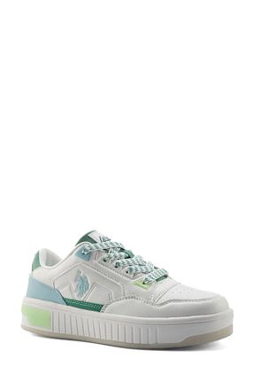 کفش اسنیکر سفید زنانه بند دار U.S. Polo Assn. - کد 894018451