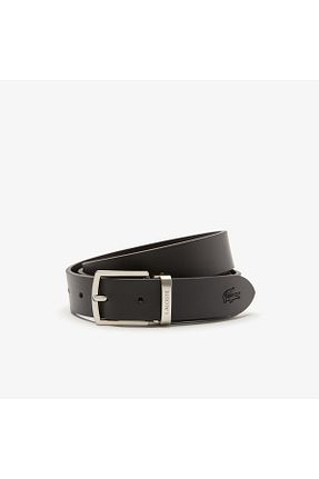 کمربند مشکی مردانه Lacoste - کد 371277756