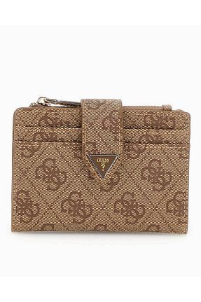 کیف پول بژ زنانه چرم خالص Guess - کد 903237179