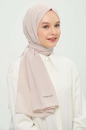 شال طوسی زنانه شیفون Madame Polo - کد 924165227