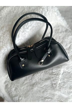 کیف دوشی مشکی زنانه چرم مصنوعی shop - کد 924177588
