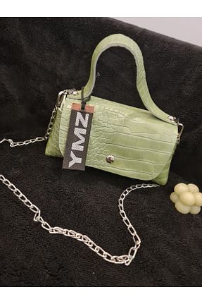 کیف دستی سبز زنانه ابعاد کوچک YMZBAG - کد 924175759