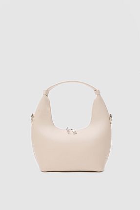 کیف پستچی بژ زنانه چرم مصنوعی Shule Bags - کد 924634853