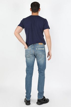 شلوار جین آبی مردانه پاچه ساده BALİNS - کد 43373779